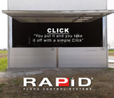 RAPID CLICK - with a CLICK you compress the three seals